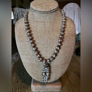 Vintage kKey Hole Necklace